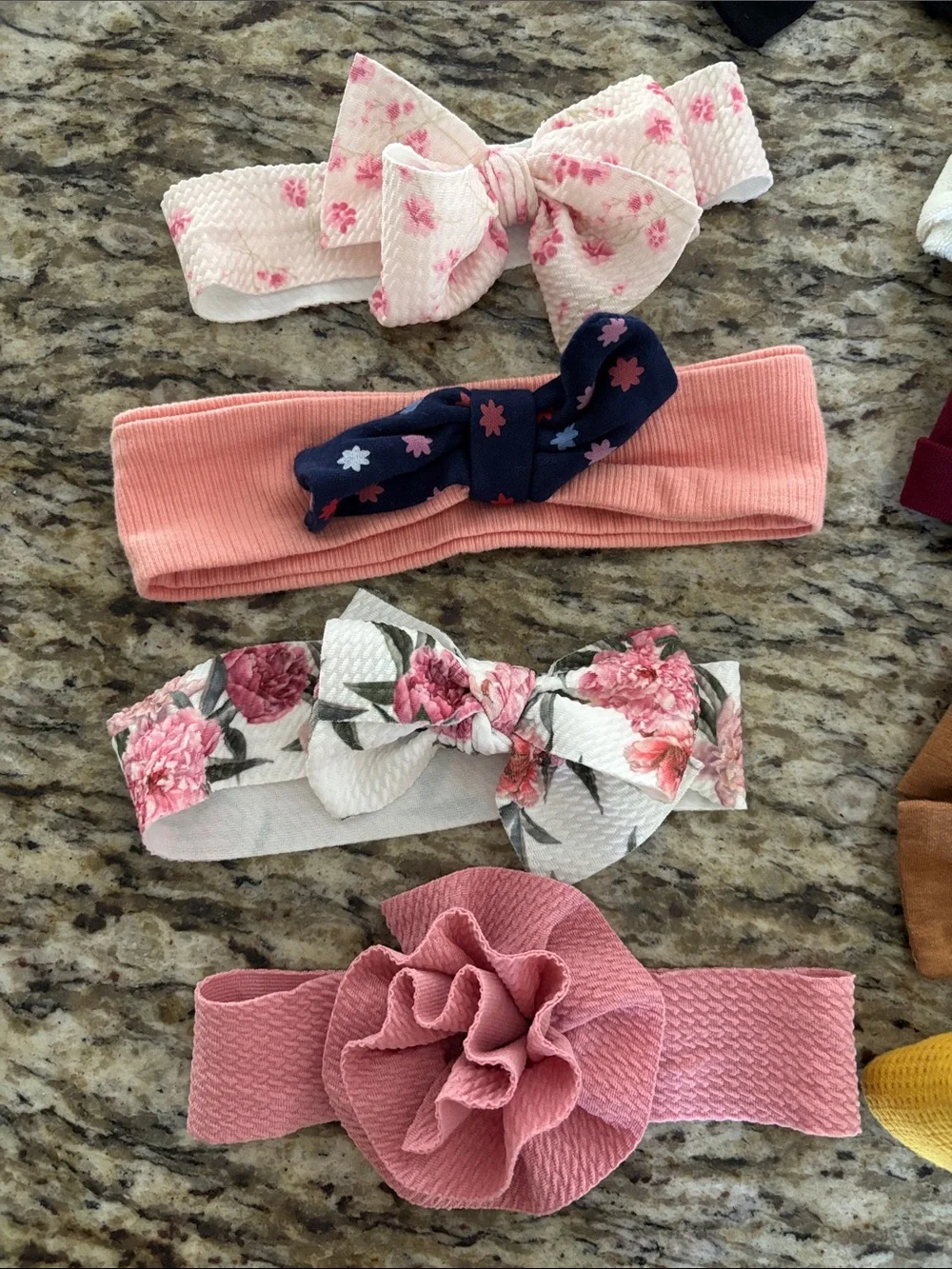 Baby girl headband/bow set